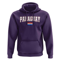 Paraguay Retro Athletic Varsity Style Hoodie Paraguaya Flag Country Pride Heritage