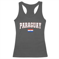 Paraguay Retro Athletic Varsity Style Racerback Tank Top Paraguaya Flag Country Pride Heritage