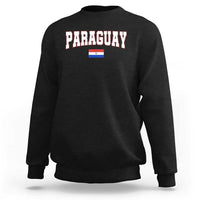 Paraguay Retro Athletic Varsity Style Sweatshirt Paraguaya Flag Country Pride Heritage