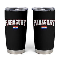 Paraguay Retro Athletic Varsity Style Tumbler Cup Paraguaya Flag Country Pride Heritage