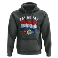 Paraguay Flag Passion Flower Mburucuya Graphic Hoodie Paraguaya Hispanic Latino Heritage Cultura Pride