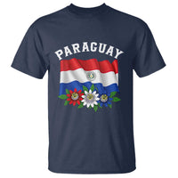 Paraguay Flag Passion Flower Mburucuya Graphic T Shirt Paraguaya Hispanic Latino Heritage Cultura Pride