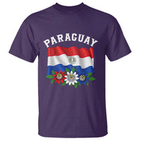 Paraguay Flag Passion Flower Mburucuya Graphic T Shirt Paraguaya Hispanic Latino Heritage Cultura Pride