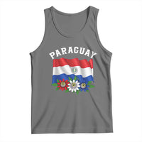 Paraguay Flag Passion Flower Mburucuya Graphic Tank Top Paraguaya Hispanic Latino Heritage Cultura Pride