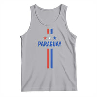 Paraguay Flag Soccer Jersey Style Graphic Tank Top Patriotic Paraguaya Pride Football Fans Sports Spirit