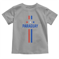 Paraguay Flag Soccer Jersey Style Graphic Toddler T Shirt Patriotic Paraguaya Pride Football Fans Sports Spirit