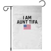 Funny I Am Aunt Tifa Garden Flag Sarcastic Political Meme American Flag - Wonder Print Shop