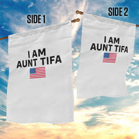 Funny I Am Aunt Tifa Garden Flag Sarcastic Political Meme American Flag - Wonder Print Shop