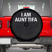 Funny I Am Aunt Tifa Spare Tire Cover Funny Political Sarcasm Patriotic Minimalist - Wonder Print Shop