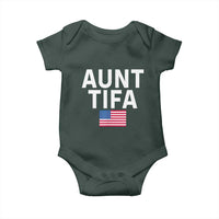 Aunt Tifa Baby Onesie Funny Political Sarcasm Patriotic American Flag - Wonder Print Shop