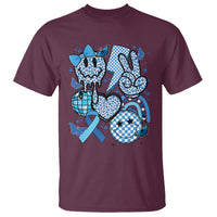 In November We Wear Blue T1D T2D Diabetes Awareness Retro Groovy T Shirt - Wonder Print Shop