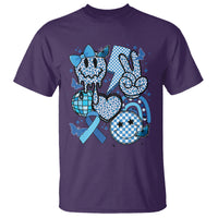 In November We Wear Blue T1D T2D Diabetes Awareness Retro Groovy T Shirt - Wonder Print Shop