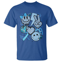 In November We Wear Blue T1D T2D Diabetes Awareness Retro Groovy T Shirt - Wonder Print Shop