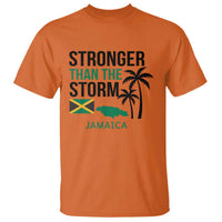 Stronger Than The Storm Jamaica T Shirt Resilience and Hope Hurricane Awareness