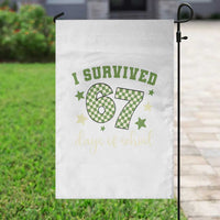 I Survived 67 Days of School Garden Flag Funny Six Seven Meme Students Teacher Celebration - Wonder Print Shop