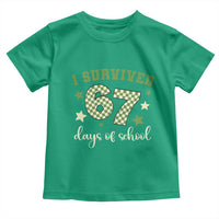 I Survived 67 Days of School Toddler T Shirt Funny Six Seven Meme Students Teacher Celebration - Wonder Print Shop