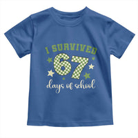 I Survived 67 Days of School Toddler T Shirt Funny Six Seven Meme Students Teacher Celebration - Wonder Print Shop