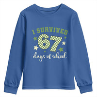 I Survived 67 Days of School Youth Sweatshirt Funny Six Seven Meme Students Teacher Celebration - Wonder Print Shop