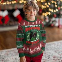 Mothman Christmas Ugly Christmas Sweater We Wish You A Mothman Cryptmas Cryptid Cryptidcore - Wonder Print Shop