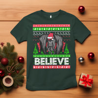 Mothman Christmas T Shirt Believe Cryptmas Cryptid Monster Point Pleasant - Wonder Print Shop