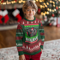 Xmas Mothman Ugly Christmas Sweater Believe Cryptmas Cryptid Monster Point Pleasant - Wonder Print Shop
