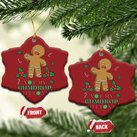 Funny Gingerbread Christmas Ornament Not My Gumdrop Buttons Christmas Cookie - Wonder Print Shop