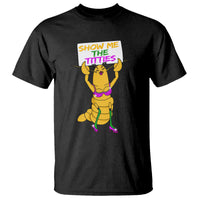 Funny Mardi Gras T Shirt Show Me The Titties Sexy Crawfish - Wonder Print Shop
