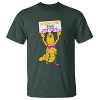 Funny Mardi Gras T Shirt Show Me The Titties Sexy Crawfish - Wonder Print Shop