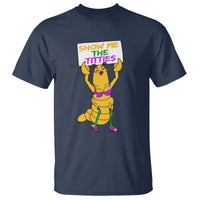 Funny Mardi Gras T Shirt Show Me The Titties Sexy Crawfish - Wonder Print Shop