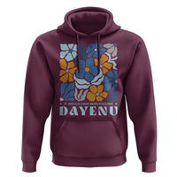 Dayenu Passover Jewish Holiday Floral Retro Hoodie It Would Have Been Enough Meaningful Seder Gift