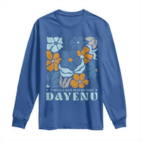 Dayenu Passover Jewish Holiday Floral Retro Long Sleeve Shirt It Would Have Been Enough Meaningful Seder Gift
