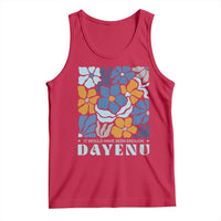 Dayenu Passover Jewish Holiday Floral Retro Tank Top It Would Have Been Enough Meaningful Seder Gift