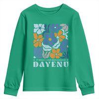 Dayenu Passover Jewish Holiday Floral Retro Youth Sweatshirt It Would Have Been Enough Meaningful Seder Gift