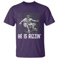 He Is Rizzin Funny Christian Easter Skateboarding Jesus Meme T Shirt Faith Humor Trendy Youth Gift