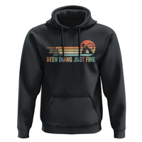 Retro Coming Out Of My Cave Christian Easter Parody Hoodie I’ve Been Doing Just Fine Resurrection Humor Faith Gift