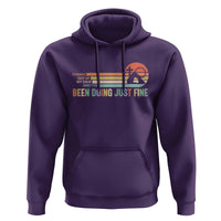 Retro Coming Out Of My Cave Christian Easter Parody Hoodie I’ve Been Doing Just Fine Resurrection Humor Faith Gift