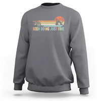 Retro Coming Out Of My Cave Christian Easter Parody Sweatshirt I’ve Been Doing Just Fine Resurrection Humor Faith Gift