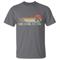 Retro Coming Out Of My Cave Christian Easter Parody T Shirt I’ve Been Doing Just Fine Resurrection Humor Faith Gift