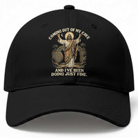 Coming Out Of My Cave Christian Easter Baseball Cap Risen Jesus Tomb Scene Inspirational Faith Message Gift