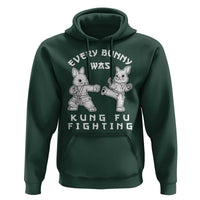 Funny Easter Rabbit Martial Arts Hoodie Every Bunny Was Kung Fu Fighting Cute Bunny Humor Gift