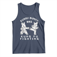 Funny Easter Rabbit Martial Arts Tank Top Every Bunny Was Kung Fu Fighting Cute Bunny Humor Gift