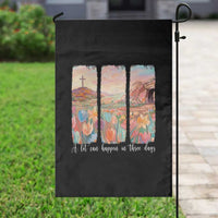 A Lot Can Happen In Three Days Christian Easter Garden Flag Empty Tomb Cross Landscape Faith Inspirational Gift