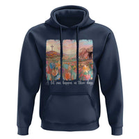 A Lot Can Happen In Three Days Christian Easter Hoodie Empty Tomb Cross Landscape Faith Inspirational Gift