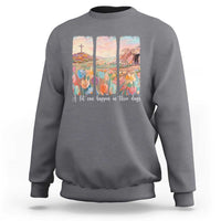 A Lot Can Happen In Three Days Christian Easter Sweatshirt Empty Tomb Cross Landscape Faith Inspirational Gift