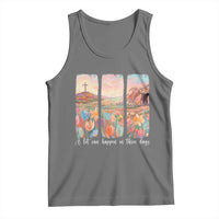 A Lot Can Happen In Three Days Christian Easter Tank Top Empty Tomb Cross Landscape Faith Inspirational Gift
