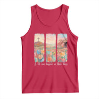 A Lot Can Happen In Three Days Christian Easter Tank Top Empty Tomb Cross Landscape Faith Inspirational Gift