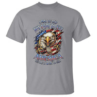 Vintage American Eagle Patriotic Pride T Shirt I May Be Old But I Got To See America Freedom Sarcastic Political Humor