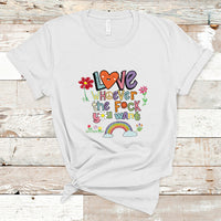 Gay Pride T Shirt Love Whoever The F You Want LGBTQ LGBT Pride Month Cute - Wonder Print Shop