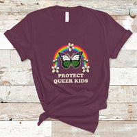 LGBT Queer Pride T Shirt Protect Queer Kids Queer Youth Queer Butterfly LGBT Ally - Wonder Print Shop
