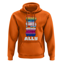 Colorful LGBTQ+ Ally Frogs Stack Hoodie Kawaii Gay Pride Support